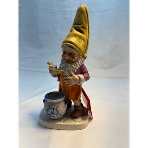 Vintage Goebel Co-Boy Figurine Pot & Spoon W. Germany Model 505 Hand-Painted